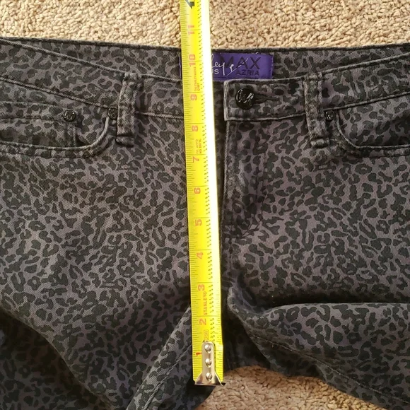 Animal print rock n roller skinny jeans sz11 - Picture 5 of 12